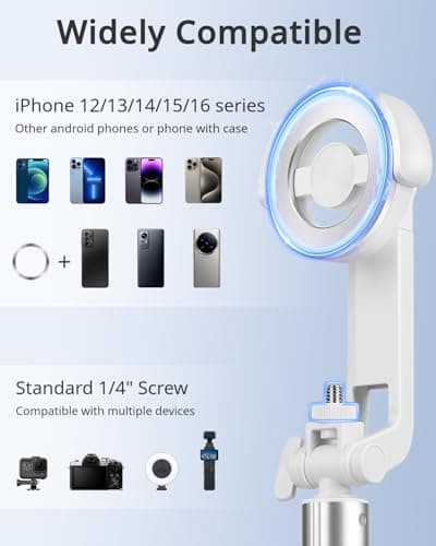 Victiv 70" Magnetic Selfie Stick Tripod for iPhone Compatible Magsafe — view 6
