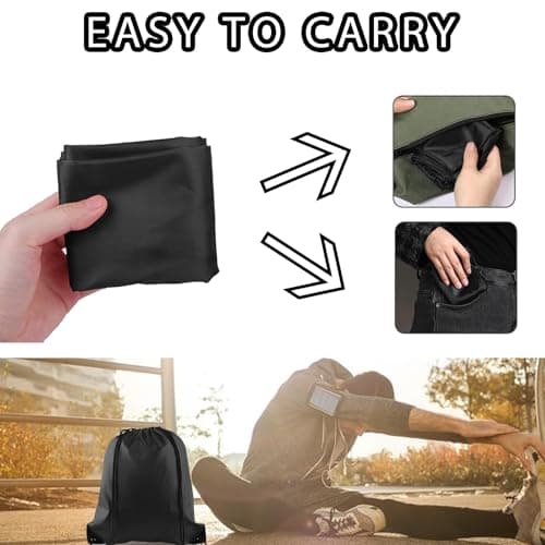 YSUY 3-Pack Black Drawstring Gym Bags, Bags Sports Cinch Sack String Bag, Bulk Swimming String Bags, Draw String Backpack Suitable for Sports, Gym, Travel, Swimming, Beach (3PCS) — view 6