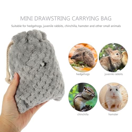 Guinea Pig Portable Drawstring Wool Travel Carrier Bag Outdoor — view 3