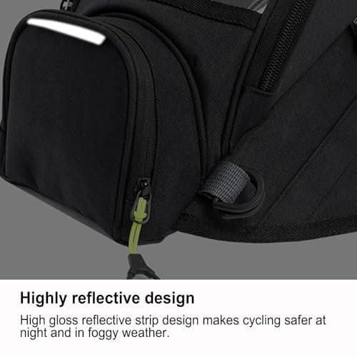 Motorcycle Tank Bag - Motorbike Bag with Bigger Window, Waterproof Magnetic Storage with Clear Pocket | Motorcycle Traveling Accessory for Phone Navigation GPS Travel Riding Gearss — view 4