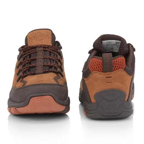 Northwest Territory Corbett Men's Leather Walking Shoes, Brown, Size 13 — view 6