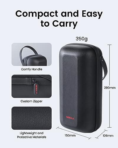 NEBULA Capsule 3 Laser Official All-in-One Travel Case, Customized for Capsule 3, Adapter, Remote Control, Cables and Stand, Waterproof and Protective Polyester — view 3