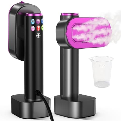 MMK Travel Steamer & 2-in-1 Portable Steamer Iron for Clothes, 190ml Tank