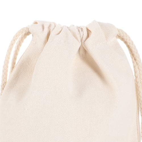 STOBAZA Drawstring Slipper Bag 2 Pack Reusable Fabric Shoe Storage Bags Portable Travel Organizer with Durable Cloth 17X32cm — view 3