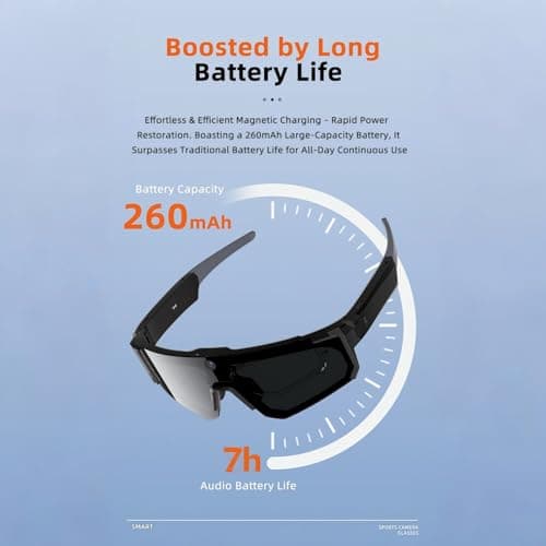 QQCHGOL 2026 4K Al Camera Glasses,8MP Smart Bluetooth Sport Cycling Eyewear — view 5