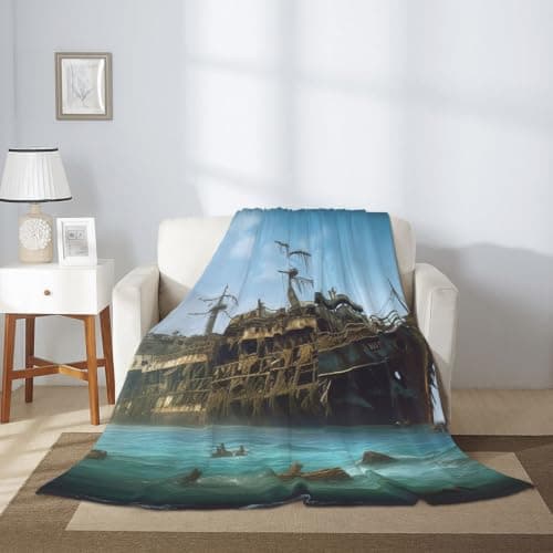 Flannel Throw Blanket Ultra Soft Lightweight All Season Fleece Bed Blanket — view 5