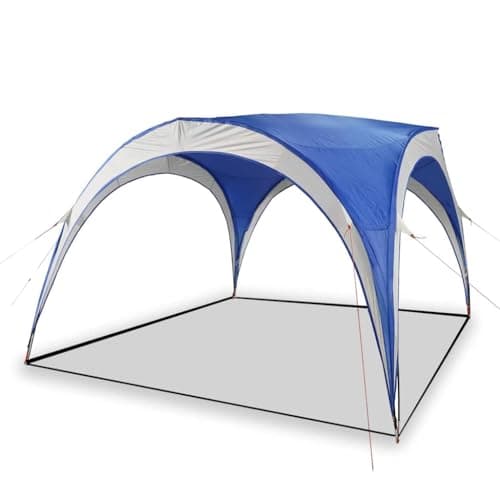 Ziaphsol Blue Party Tent Waterproof 185T Polyester with PU Coating, 305 x 305 x 216 cm, Portable Outdoor Tent with Pack Size 62 x 13 x 13 cm, for Festival, Camping, Wedding, Beach, Family — view 3