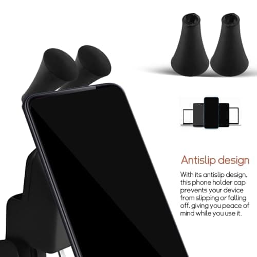 Homoyoyo 4 pack Motorcycle Phone Mount Cap Replacement Rubber Cap for Phone Holder Bracket with Anti-Slip Design Protective End for Secure Device Support — view 5