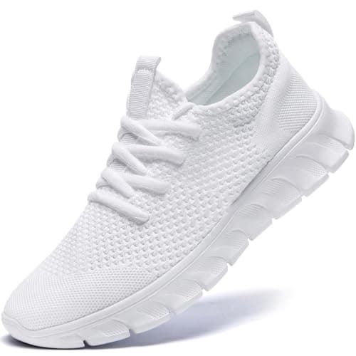 Women Trainers Shoes Running Walking Tennis Ladies White Size UK 5