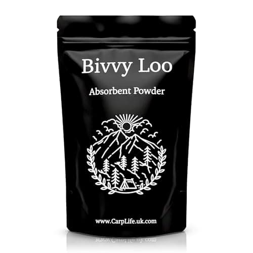 CarpLife Bivvy Loo Absorbent Powder 1kg – Super Absorbent Powder for Portable Toilet For Camping, Fishing, Hiking, Travel Toilets For Adults & Children – Absorbing Powdered Crystals, Granules