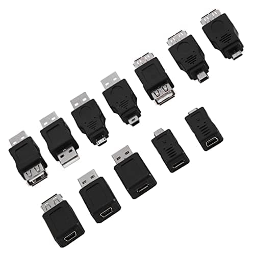 Pissente USB 2.0 Adapter Set, 12 Pack OTG Function — view 2