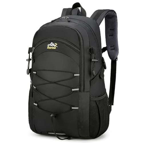 Besrina 40L Hiking Backpack, Water-Resistant Travel Reflective Rucksack