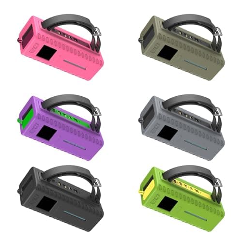 BWANGIAO Silicone Case with Handle for Storage Travel Plug Designs Shockproof Covers for No20 Power Sources — view 4