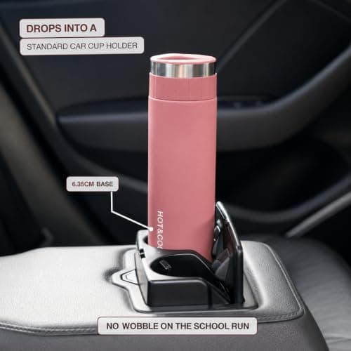 VAELORA Insulated Water Bottle, Leakproof Stainless Steel Flask 450ml — view 5