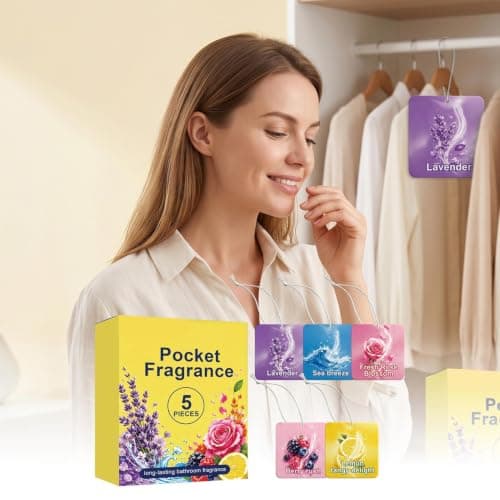 Fragrance Sachets 5 Pack Odor Eliminator Freshener Deodorizer — view 3