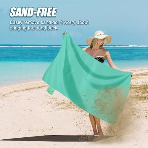 Odoland Outdoor Pocket Travel Blanket Beach Mat - Waterproof Sand Proof Beach Blanket, Picnic Mat - Multi Colour and Sizes - Portable Lightweight for Camping, Picnic AppleGreen S — view 4