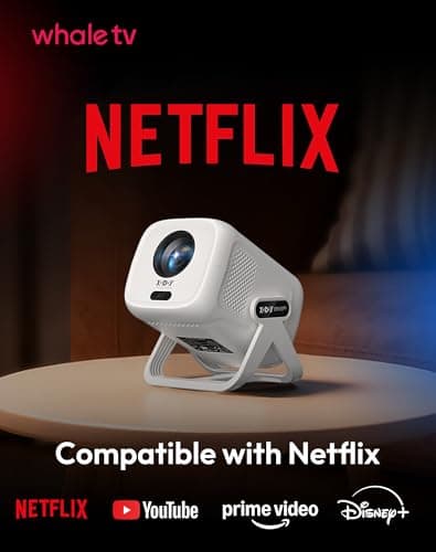 XGODY Gimbal N5 Mini Portable Smart Projector, FHD Built in Apps & Whale TV — view 2