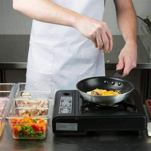 Easy Shopping Portable Camping Gas Cooker Stove Single Burner With 4 Canaister BBQ Caravan Outdoor Party Stove comes with Carry Case — view 5
