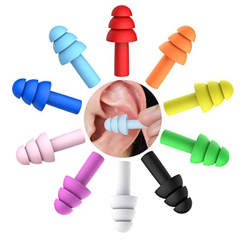 30 Pairs Ear Plugs for Sleeping, Reusable Silicone Ear Plugs Waterproof Swimming Earplugs Noise Reduction Earplug, Ultra Soft Flexible Earplugs for Sleeping, Studying, Concerts, Travel, Swimming — view 3