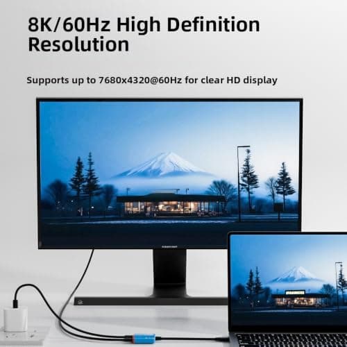 EcoLivzen AR Glasses Charging Adapter 8K@60Hz for Travel Use(Red+Blue) — view 6