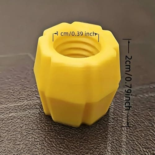 2Pcs Toothpaste Refill Adapter Compact Refillable Travel Bathroom Converter Toothpaste Squeezer Adapter,Toothpaste Transfer Tool No-Leak Toothpastes Tube Adapters for Bathroom Travel (Yellow) — view 5