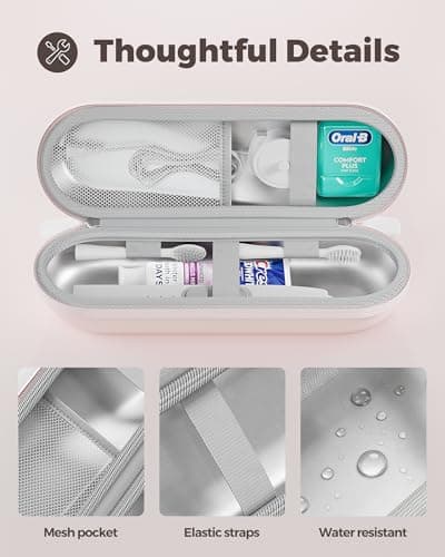 ProCase Toothbrush Travel Case for Oral-B & Philips Sonicare -Pink — view 5