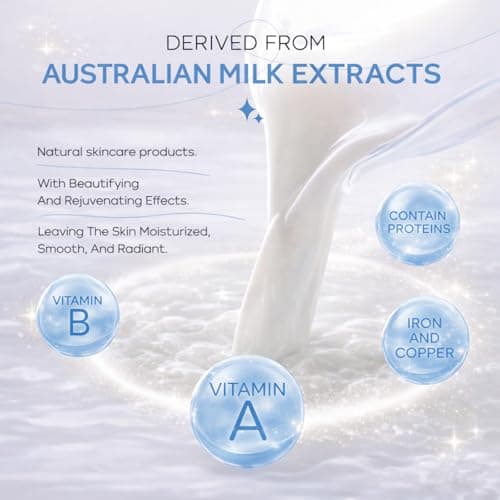 Milk Skin Care Sets & Kits - Milk Beauty Gift Sets for Teenage Girls - Teenage Girls Gifts - Facial Kits for Women - Travel Skincare Set Daily Face Care - Deep Hydrating Smoothing 28PCS (Milk-28PCS) — view 4