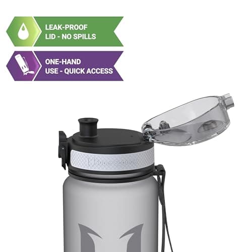 Super Sparrow Sports Water Bottle - 500ml - Non-Toxic BPA Free & Eco-Friendly Tritan Co-Polyester Plastic - For Running, Gym, Yoga, Outdoors and Camping — view 2