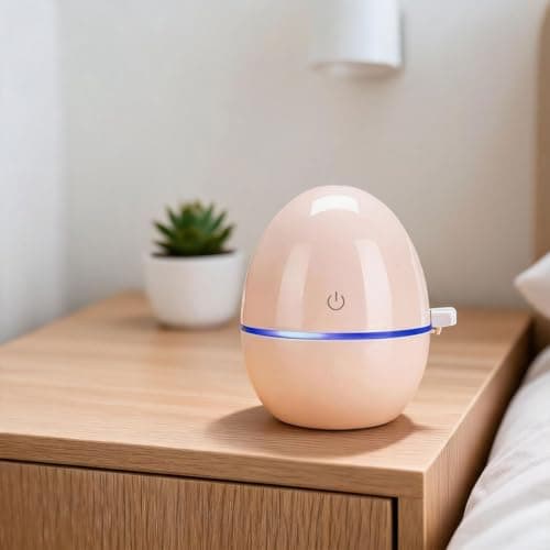 USB Car Humidifier 36dB Quiet Sound Wave for mist USB Car Humidifier(Beige) — view 2