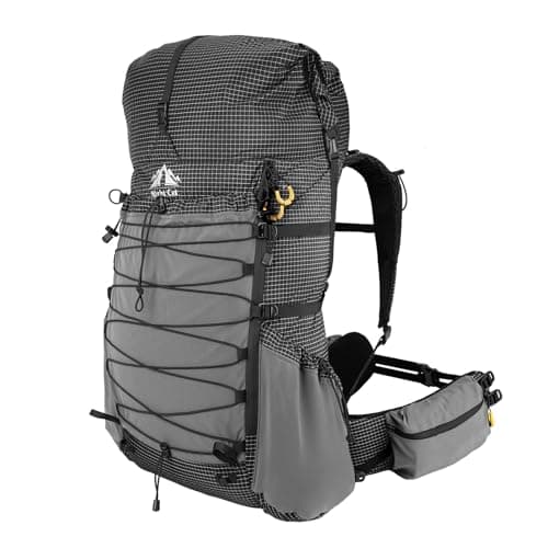 Night Cat 70L Hiking Backpack Lightweight: 1.5 kg Rucksack for Man Trekking
