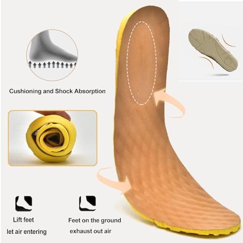 LOVEWLVNCL Alpaca Barefoot Shoes - Ergonomic & Waterproof Barefoot Shoes For Pain Relief Outdoor Lightweight Comfy Breathable Non-Slip Walking Hiking Unisex Orthopedic Beck Sneakers(Gray,4 UK) — view 3