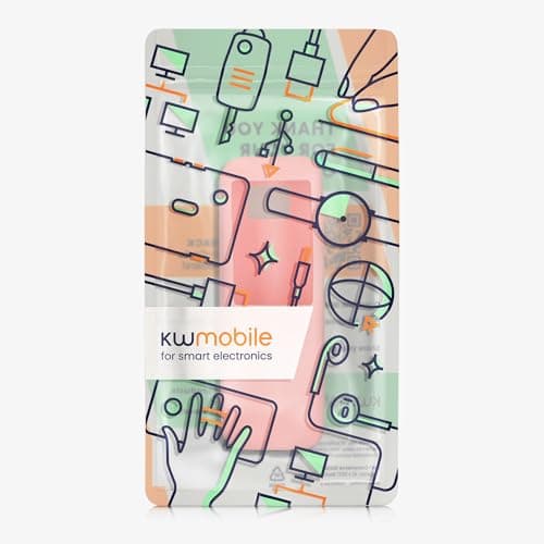 kwmobile Case Compatible with Anker Prime Power Bank 20000mAh 220W - Portable Powerbank Cover - External Battery Charger Bag, Shockproof - Dusty Pink — view 6