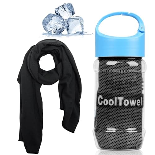 VAKKI Cooling Towel, Ice Cold Sports Sweat Towels for Instant Relief Perfect Coolings Scarf Neck,Forehead, Wristband, Bandana, Stay Cool from Over Heating During All Kinds of Sport and Exercise