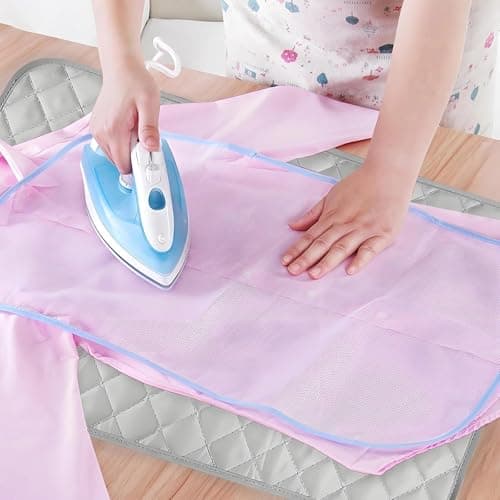 Ironing Mat, Thickened Portable Ironing Mat with Heat Resistant Mesh – for Tabletop, Bed & Steam Pressing, Travel & Business Trips — view 5