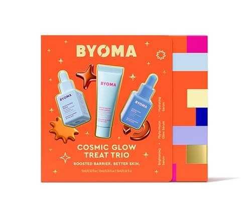 BYOMA Cosmic Glow Treat Trio Travel Size Skincare Set (15ml, 10ml, 15ml)