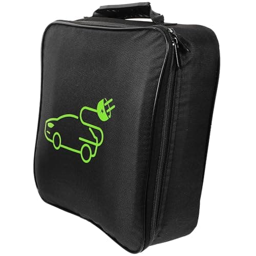 ifundom Portable Made Cable Bag Spacious Ev Storage with Charging Interior and Versatile Design, of Sturdy Oxford Cloth and Cotton Organising Ev Charger Cables for Car Travel