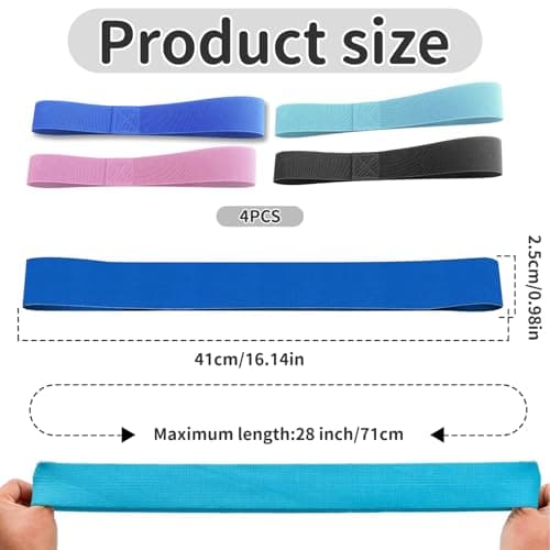 4-Pack Elastic Towel Straps for Secure Hold on Loungers, Beach, and Poolside Chairs — view 2