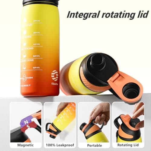Fjbottle Sports Water Bottle 710ml Magnetic Lid Tritan BPA Free — view 2
