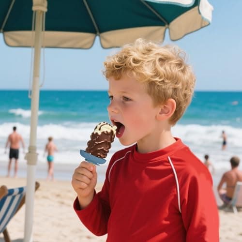 Kids Ice Cream Holder Reusable Drip Catcher No Freezing Hands — view 2