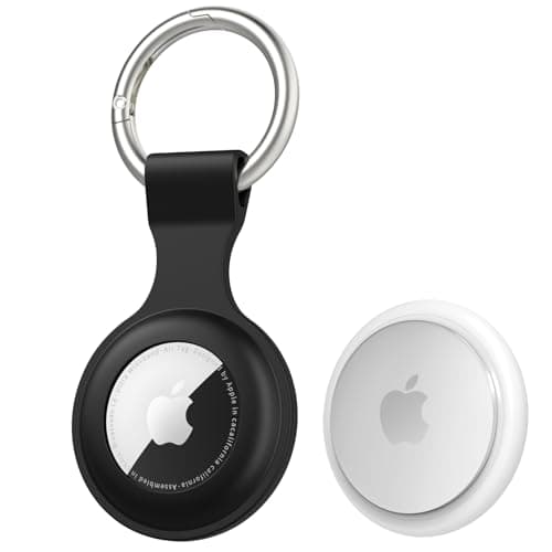 [5-Pack] for Air Tag Holder - Silicone Case for Air Tag Keyring for Keys, Bags, Luggage, Pet Collars - Anti-Lost and Scratch-Resistant Design for Apple Air Tags 2021 (Pack B) — view 2