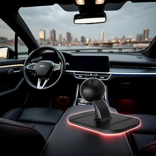 Black Magnetic Phone Holder Rotatable Stand Universal Car Dashboard Cellphone Mount 17mm Ball Head Phone Holder Bracket Base Cellphone Stand Anti-Shedding Rotatable Cell Phone Automobile Cradles — view 2