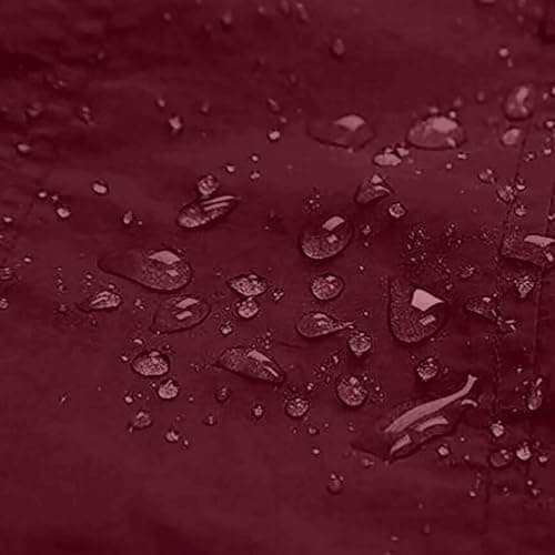 Womens Waterproof Jackets Wine Jacket Windbreaker Travel Windproof Loose Light Rain Coat With Pocket Outdoor Walking Hiking Womens Raincoat Ladies Coats Hooded Rainproof Zipper — view 5