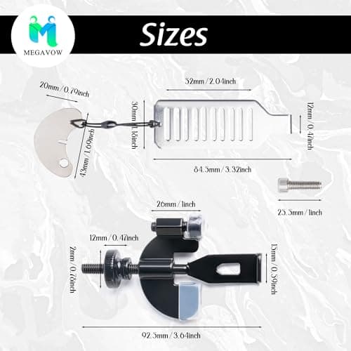 MEGAVOW 2 Pack Security Portable Door Lock Without Drilling — view 2