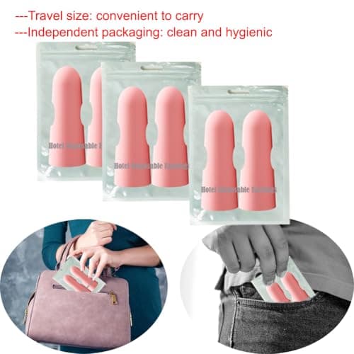 50Pairs Individually Wrapped Soft Foam Anti-Noise Travel Disposable Earplugs for Quiet; Deep Sleep Protector Earplug; Noise Cancelling Sleep Ear Plugs for Sleeping,Hearing Safety Protection — view 5
