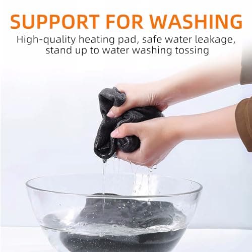 Heated Socks for Men Women,4000mAh Rechargeable Electric Heated Thermal Socks with Battery for Winter Foot Warmer Skiing Hiking Hunting (black) — view 5