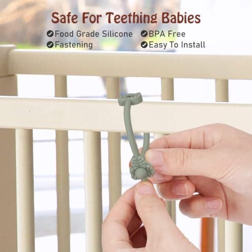 Dummy Clip, Adjustable Silicone Toy Straps for Baby, Pacifier Holder — view 4
