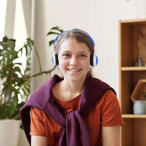 Alipis Children Foldable Headset 30mm Abs Pvc School Season Decor — view 4