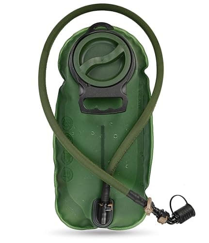 MARCHWAY 2L/2.5L/3L TPU Hydration Bladder, Ultra Durable Water Reservoir Bag with Insulated Tube for Hydration Pack for Cycling, Hiking, Running, Climbing, Biking (2.5L Green 85oz)