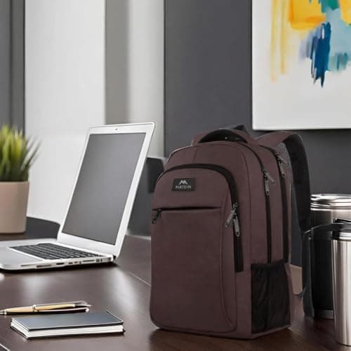 MATEIN Travel Laptop Backpack 15.6 Inch, Work Bag Lightweight Laptop Bag — view 2