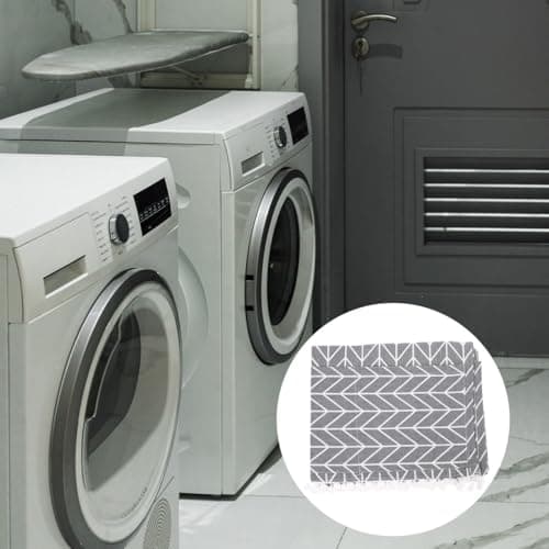 LABRIMP Washing Machine Cover Store Fridge Top and Washing Machine, Breathable Polyester Cotton Dust Protector with External Pockets, Easy to Clean for Home Appliances — view 5